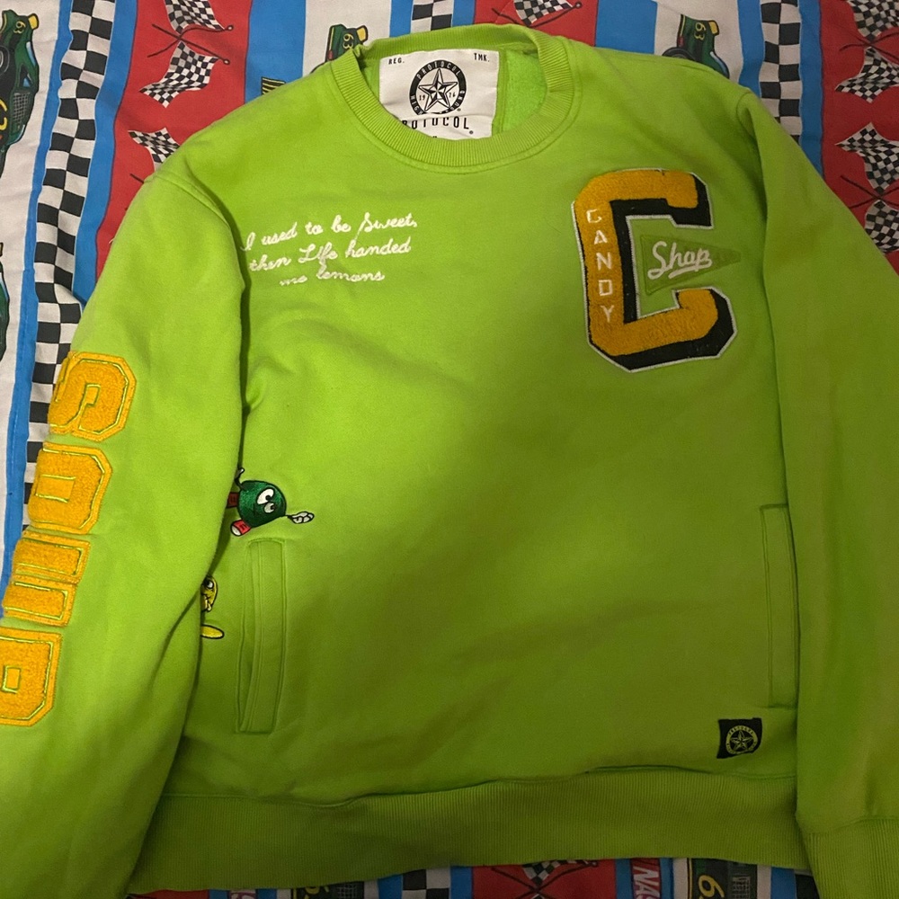 CANDYSHOP x PROTOCOL COLLAB VARSITY SWEATER SIZE XXL